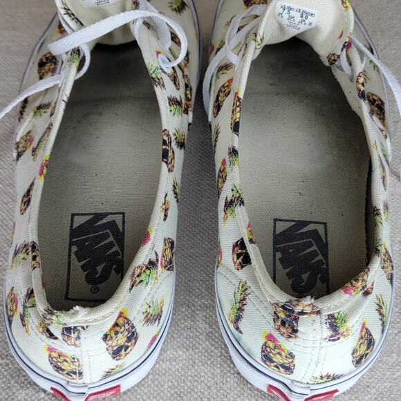 VANS Drained & Confused Aloha Pineapple Skull Low Sneakers Unisex M 7.5/ W 9 - Picture 7 of 14